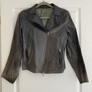 M0851 Leather Motorcycle Jacket